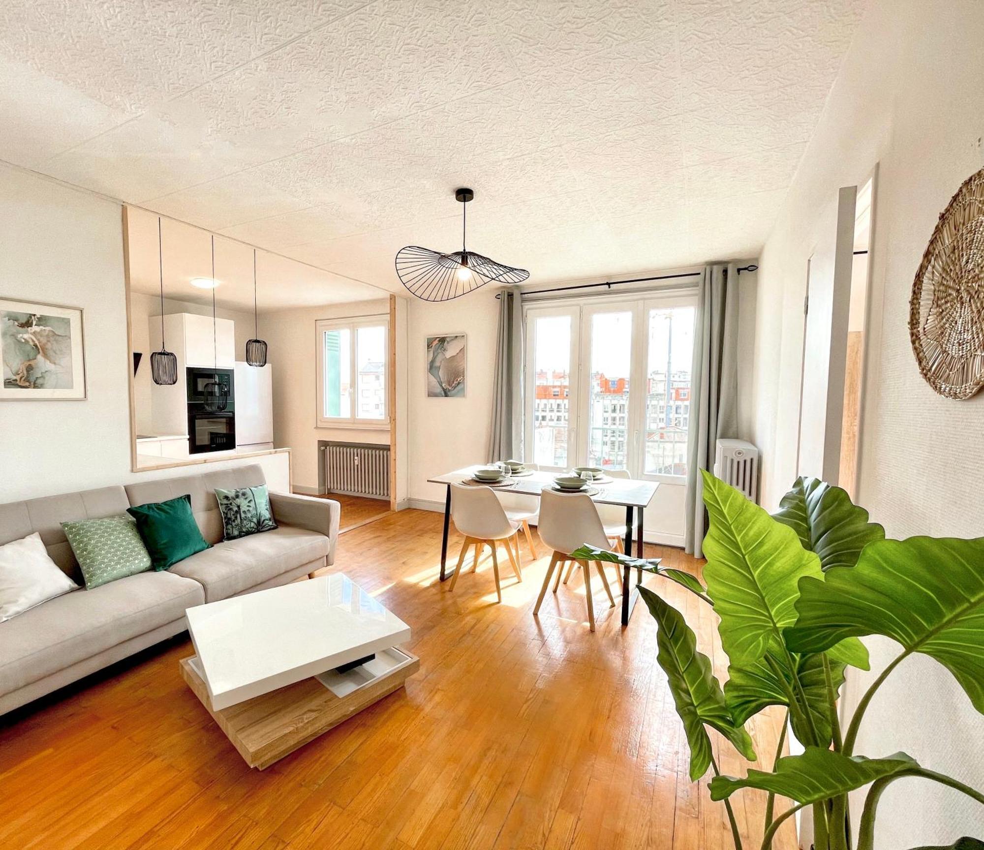 Apartment Le Bel Horizon - Chaleureux & Lumineux Proche Gare Roanne